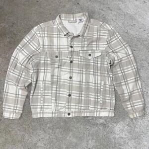 Princess polly gray plaid shacket